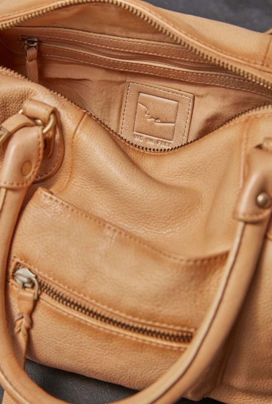 We The Free Baby Emerson Leather Tote Bag NWT - Picture 2 of 7